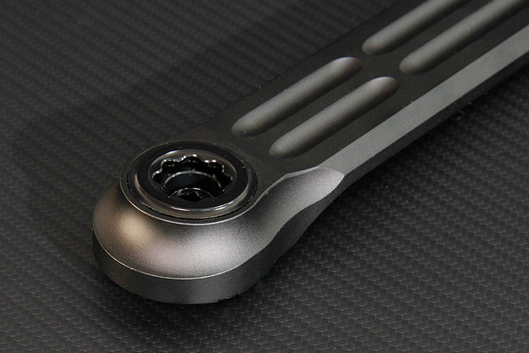 DAGGER Folding Bike Crankset Aluminum Alloy CNC-Machined Hollow DUB Lightweight Hollow Ultra-Light Road Crankset and Chainring