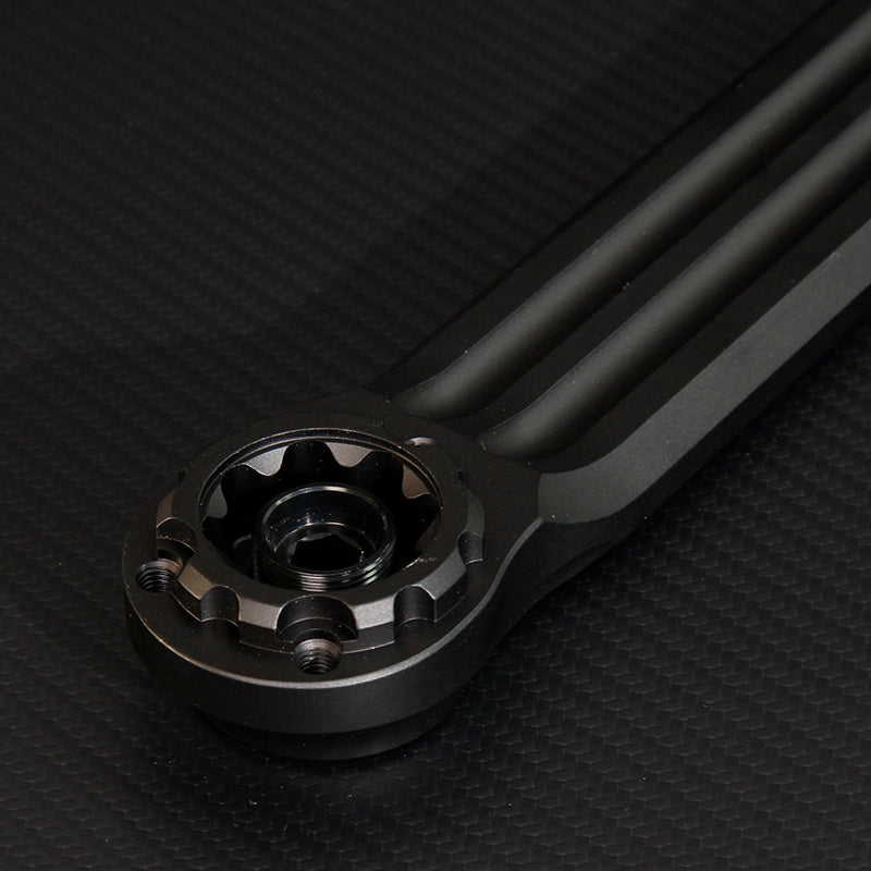 DAGGER Folding Bike Crankset Aluminum Alloy CNC-Machined Hollow DUB Lightweight Hollow Ultra-Light Road Crankset and Chainring