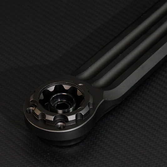 DAGGER Folding Bike Crankset Aluminum Alloy CNC-Machined Hollow DUB Lightweight Hollow Ultra-Light Road Crankset and Chainring