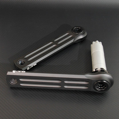 DAGGER Folding Bike Crankset Aluminum Alloy CNC-Machined Hollow DUB Lightweight Hollow Ultra-Light Road Crankset and Chainring